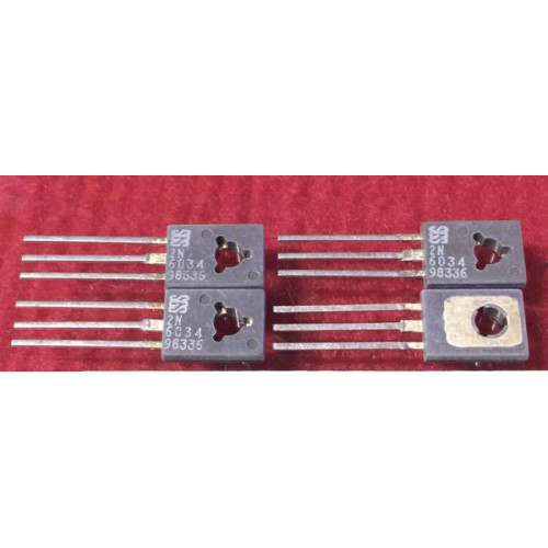 2N6034 ST TO-126 5PCS/LOT 2N6034 ST TO-126 5PCS/LOT