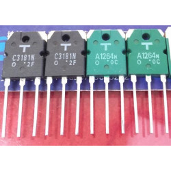 2SA1264N 2SC3181N A1264N C3181N New 1black 1green Pair 5PCS/LOT 2SA1264N 2SC3181N A1264N C3181N New 1black 1green Pair 5PCS/LOT