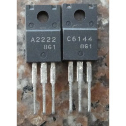 A2222 C6144 2SA2222 2SC6144 5pair/lot A2222 C6144 2SA2222 2SC6144 5pair/lot