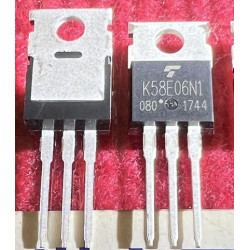 K58E06N1 TOSHIBA TO-220 Power MOSFET N-ch single 30V<VDSS≤60V K58E06N1 TOSHIBA TO-220 Power MOSFET N-ch single 30V<VDSS≤60V