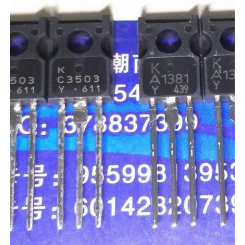 KTA1381-Y KTC3503-Y 2SA1381 2SC3503 A1381 C3503 Pair 5PCS/LOT KTA1381-Y KTC3503-Y 2SA1381 2SC3503 A1381 C3503 Pair 5PCS/LOT