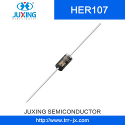 Her107 800V1a Ifsm30A Vf1.7 Juxing Ultra Fast Rectifiers Diode with Do-41 Her107 800V1a Ifsm30A Vf1.7 Juxing Ultra Fast Rectifiers Diode with Do-41