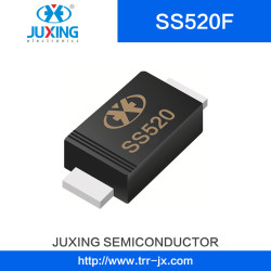 Ss520f Vrrm200V Iav5a Ifsm150A Vrms140V Vf0.95A Juxing Surface Mount Schottky Rectifiers Diodes with Smaf Package