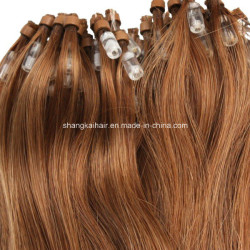 100% Human Hair Extensions Loop Ring Hair Extensions 100% Human Hair Extensions Loop Ring Hair Extensions