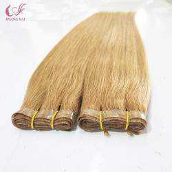 China Wholesale Private Label Machine PU Weft Human Hair Extensions Indian China Wholesale Private Label Machine PU Weft Human Hair Extensions Indian