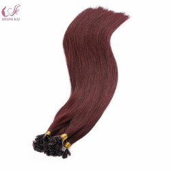 High Quality Double Drawn Russian Hair Flat Tip Hair Extension High Quality Double Drawn Russian Hair Flat Tip Hair Extension
