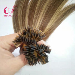 Peruvian 100% Human Virgin Remy Piano Color Flat-Tip Pre-Bonded Hair Extension Peruvian 100% Human Virgin Remy Piano Color Flat-Tip Pre-Bonded Hair Extension
